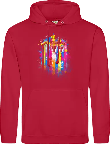 Rainbow tardis