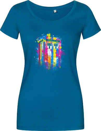 Rainbow tardis