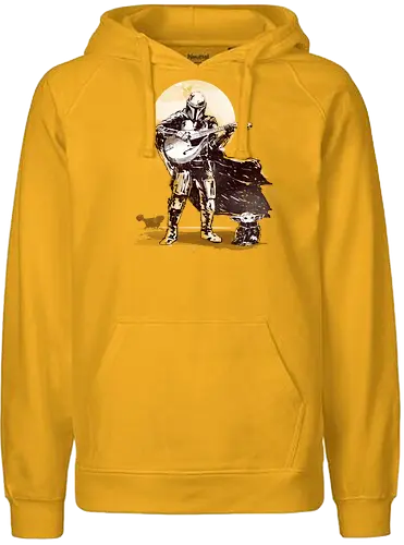 The mandolinian - mandoline, music, classic, space opera, alien - Fairtrade Hoodie