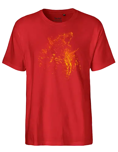 The fiery king of monsters - monster, king, kaiju - Fairtrade T-Shirt