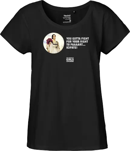 Fight DARK EDITION - Fairtrade Girl Shirt