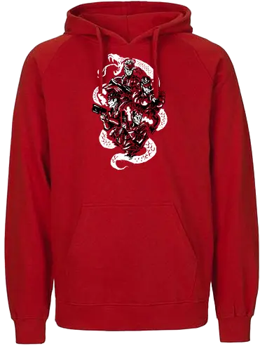 Snake Legacy - solid, snake, gaming - Fairtrade Hoodie