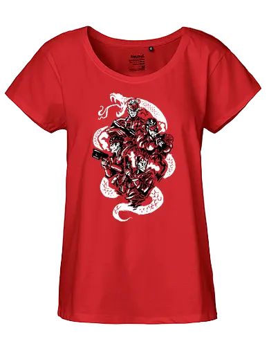 Snake Legacy - solid, snake, gaming - Fairtrade Girl Shirt