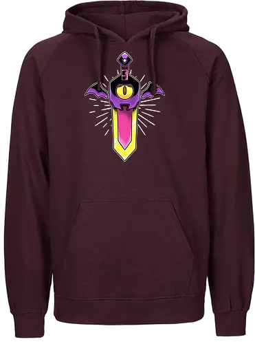 Possessed Sword - gaming, sword, schwert, posessed - Fairtrade Hoodie