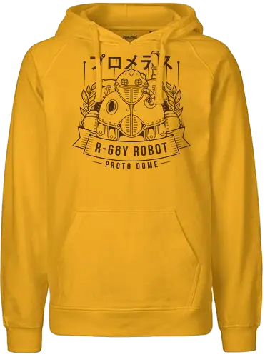 Robo R-66Y - chrono, trigger, rpg, jrpg, robot - Fairtrade Hoodie