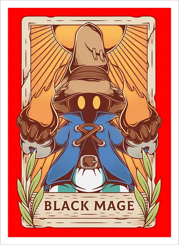 Black Mage Tarot Card