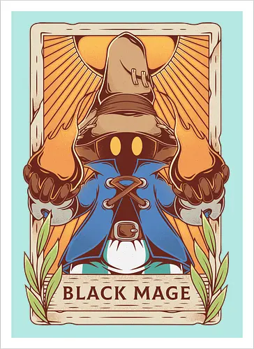 Black Mage Tarot Card