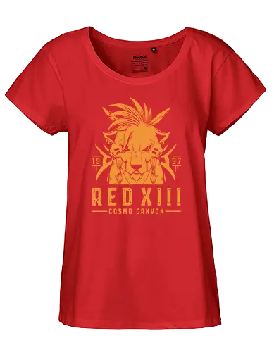 Red XIII - Nanaki, final, fantasy, gaming, jrpg - Fairtrade Girl Shirt
