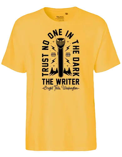 Trust no one in the Dark - alan, wake, gaming, horror - Fairtrade T-Shirt