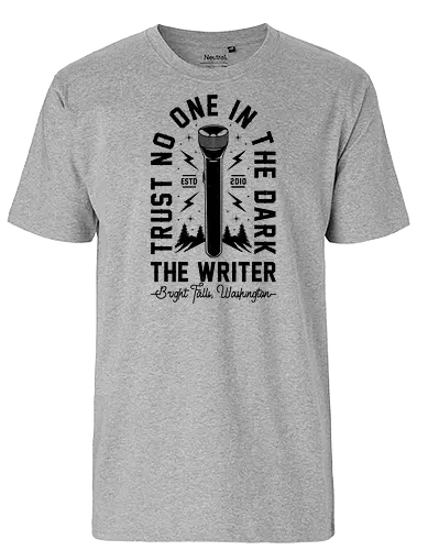 Trust no one in the Dark - alan, wake, gaming, horror - Fairtrade T-Shirt