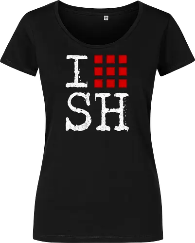 I love SH - silent, gaming, i love - Women T-Shirt