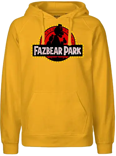 Fazbear Land - gaming, jurassic, mashup, bear - Fairtrade Hoodie