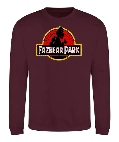 Fazbear Land - gaming, jurassic, mashup, bear - Sweatshirt