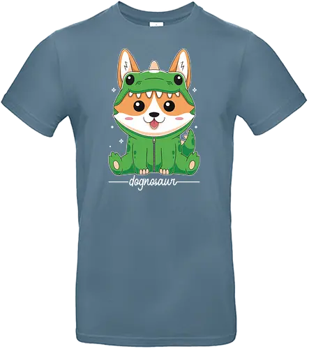 Dognosaur - dog, corgi, hund, cute, dinosaur - Standard T-Shirt