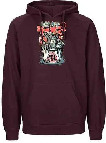 Sadako Yurei Ramen - ramen, instant, horror, ring - Fairtrade Hoodie