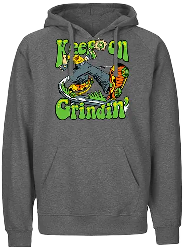 Keep on Grindin - jet, Set, radio, gaming - Fairtrade Hoodie