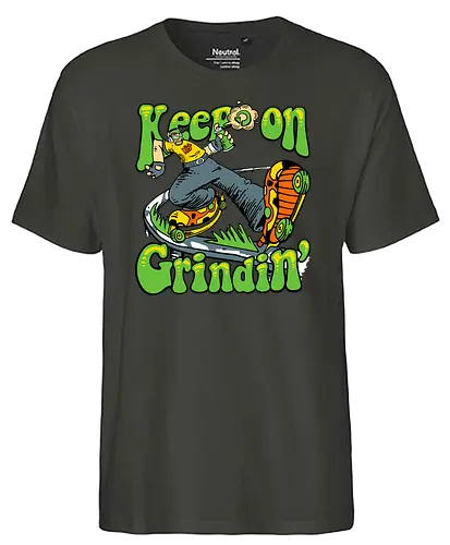 Keep on Grindin - jet, Set, radio, gaming - Fairtrade T-Shirt