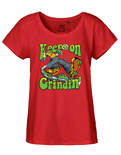 Keep on Grindin - jet, Set, radio, gaming - Fairtrade Girl Shirt