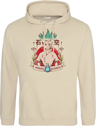 Power of Science - science, Stone, anime, manga, Senku - Standard Hoodie