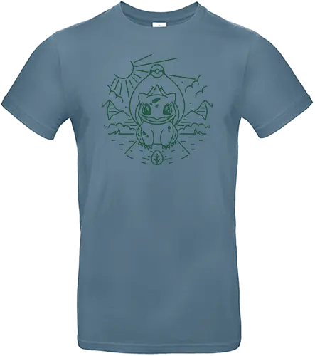Grass Landscape - pocket, monster, starter, grass - Standard T-Shirt