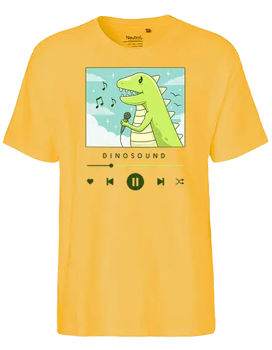 Dinosound - dino, music - Fairtrade T-Shirt