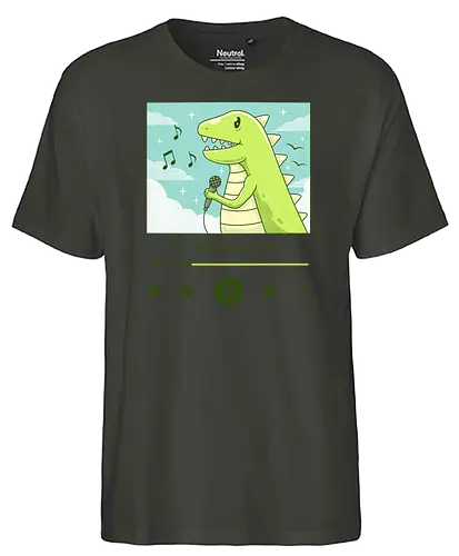 Dinosound - dino, music - Fairtrade T-Shirt