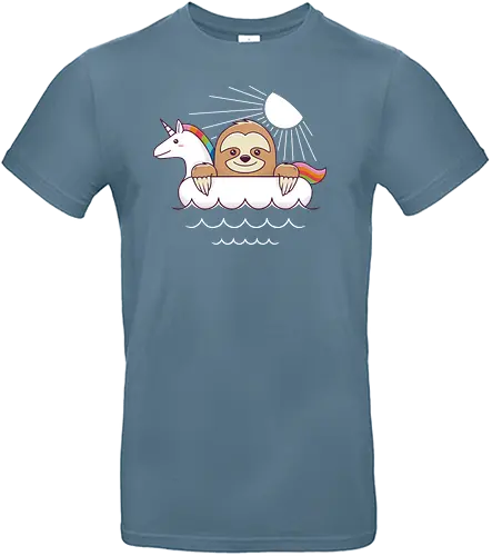 It's Summer Time - sloth, summer, sommer, holidays, faultier - Standard T-Shirt