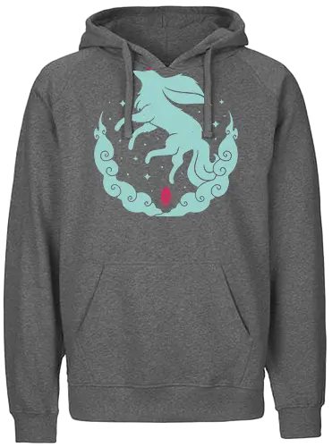 Ruby Magical Creature - gaming, fantasy, fox, cute, creature - Fairtrade Hoodie