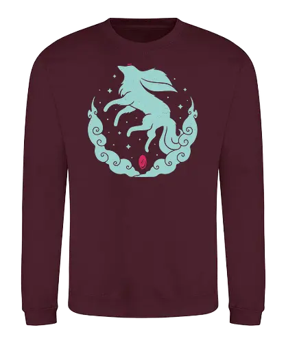 Ruby Magical Creature - gaming, fantasy, fox, cute, creature - Sweatshirt