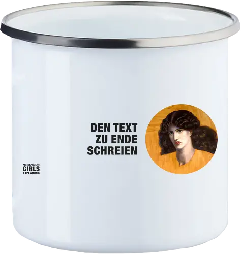 Text zu Ende schreien