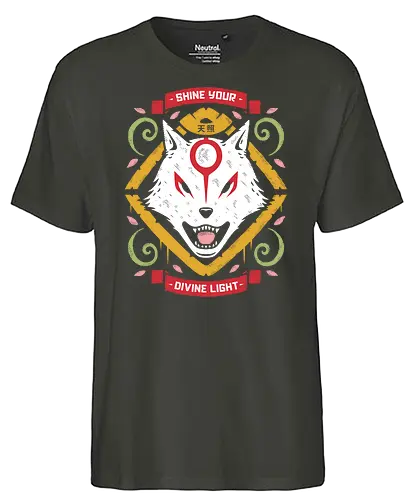 Sun Goddess - okami, wolf, gaming - Fairtrade T-Shirt