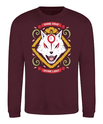 Sun Goddess - okami, wolf, gaming - Sweatshirt