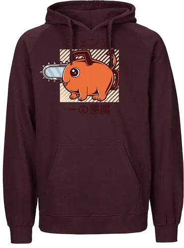 Cute Devil Dog - chainsaw, man, devil, anime, manga - Fairtrade Hoodie