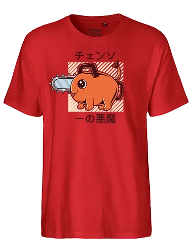 Cute Devil Dog - chainsaw, man, devil, anime, manga - Fairtrade T-Shirt