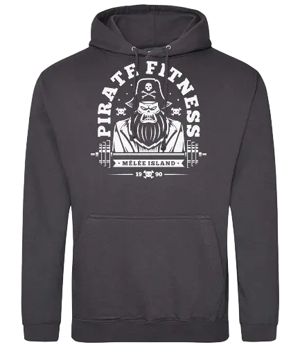 Pirate Fitness - pirate, monkey, island, gaming - Standard Hoodie