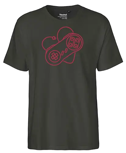 Retrogaming Lover - Retro Games, Console Gaming - Fairtrade T-Shirt