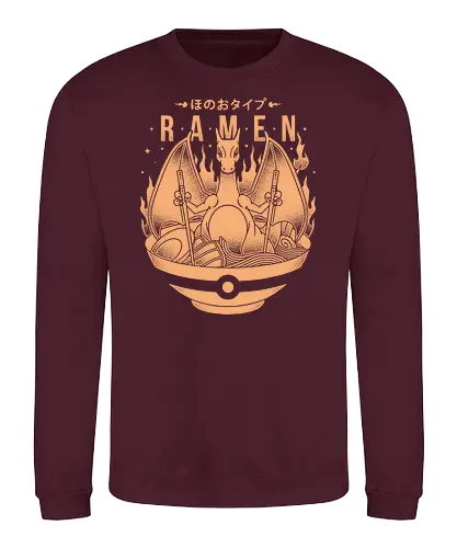 Hot Ramen - ramen, pocket, monster, dragon - Sweatshirt