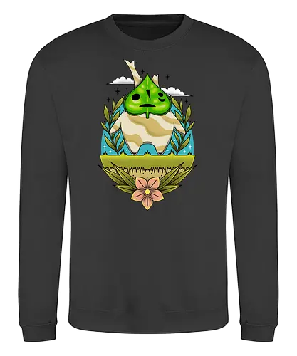 Leaf Mask Spirit - wild, plant, hero, time, Breath - Sweatshirt