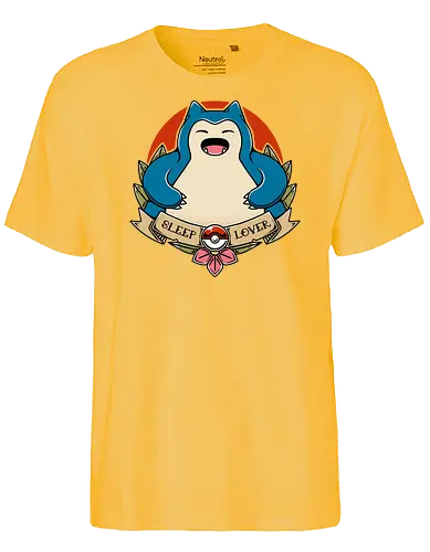Sleep Lover - sleep, love, relax, pocket, monster - Fairtrade T-Shirt