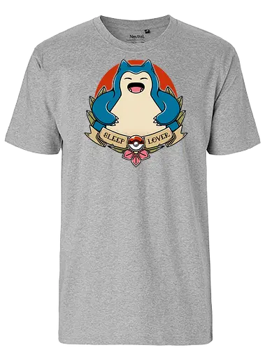 Sleep Lover - sleep, love, relax, pocket, monster - Fairtrade T-Shirt