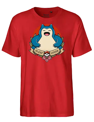 Sleep Lover - sleep, love, relax, pocket, monster - Fairtrade T-Shirt