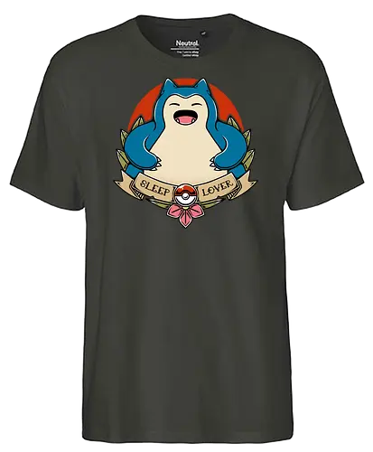 Sleep Lover - sleep, love, relax, pocket, monster - Fairtrade T-Shirt