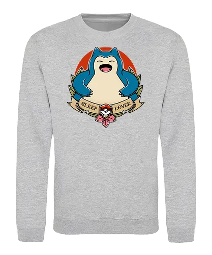 Sleep Lover - sleep, love, relax, pocket, monster - Sweatshirt