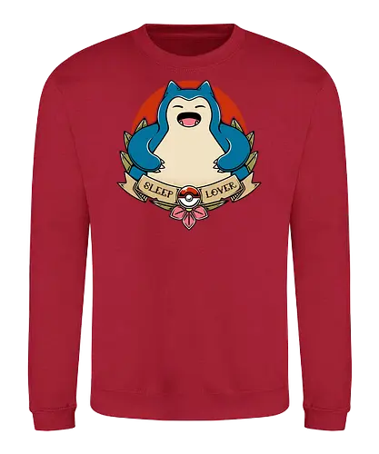 Sleep Lover - sleep, love, relax, pocket, monster - Sweatshirt