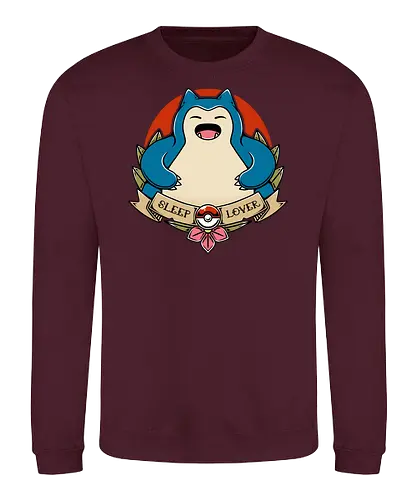 Sleep Lover - sleep, love, relax, pocket, monster - Sweatshirt