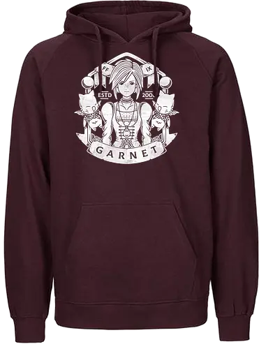 Queen of Alexandria - final, fantasy, garnet - Fairtrade Hoodie