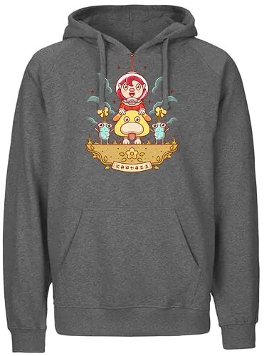 The Captain - gaming, alien, captain, plants - Fairtrade Hoodie
