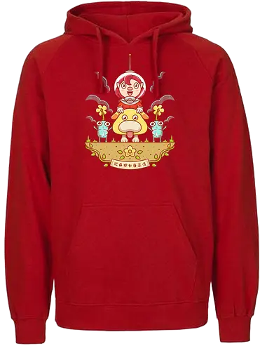 The Captain - gaming, alien, captain, plants - Fairtrade Hoodie