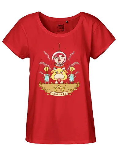 The Captain - gaming, alien, captain, plants - Fairtrade Girl Shirt