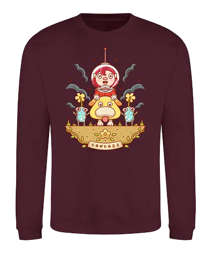 The Captain - gaming, alien, captain, plants - Sweatshirt